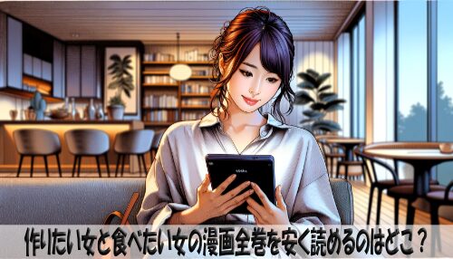 作りたい女と食べたい女の漫画全巻を安く読めるのはどこ？おすすめの電子書籍サービス！